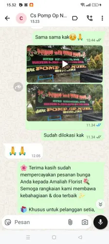 Testimonial Papan Bunga cigondewah hilir
